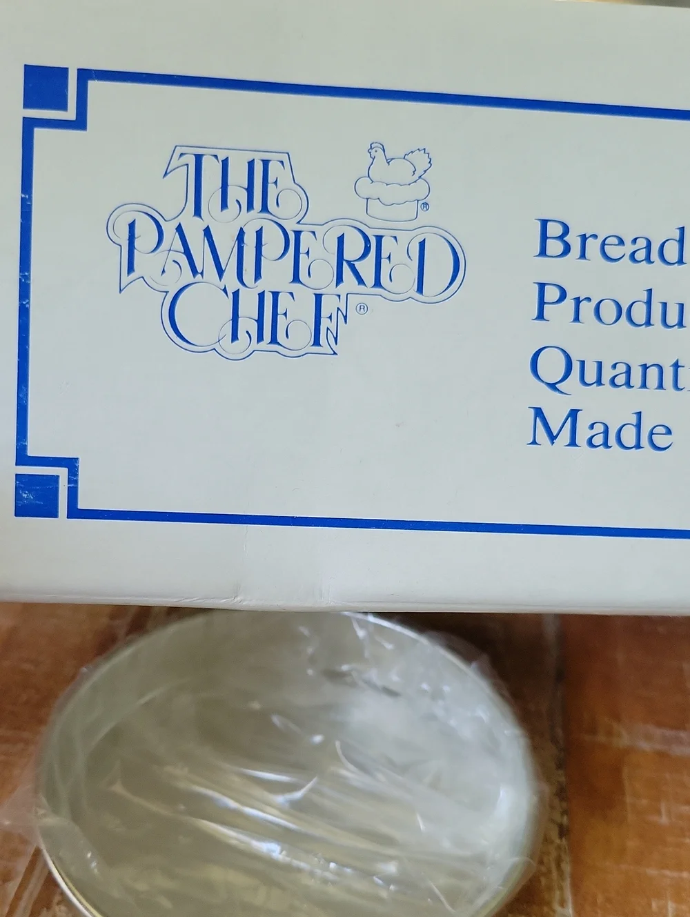 The Pampered Chef Valtrompia Bread Tube With Recipe & Instruction Book - VTG